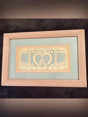 Designs with Scissors SCHERENSCHNITTE
Love is Something you Learn by Heart Vtg